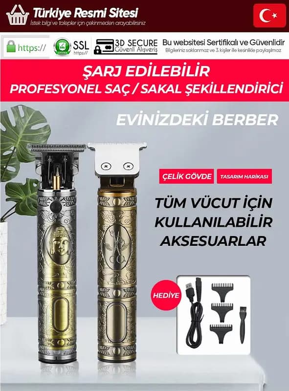 Profesyonel Tıraş Makinesi - Görsel 1