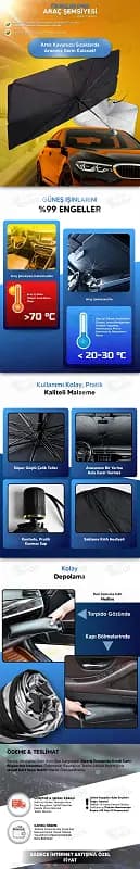 Araç Şemsiyesi - Görsel 1