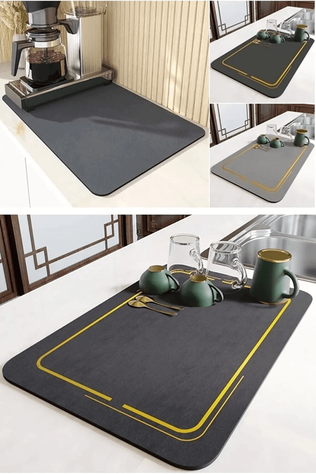 Su Emici Tezgah Üstü Mutfak Matı